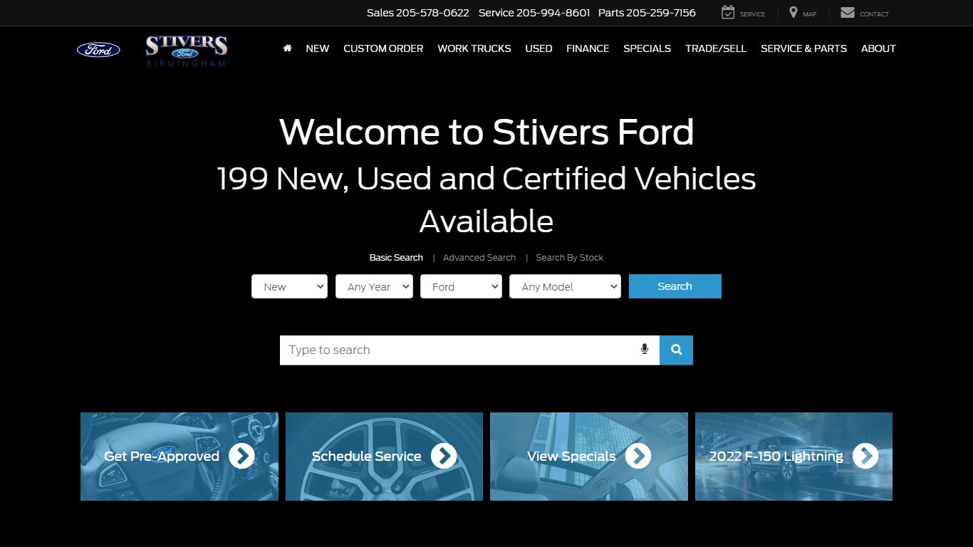 Ford Dealer in Birmingham, AL | Used Cars Birmingham | Stivers Ford of ...