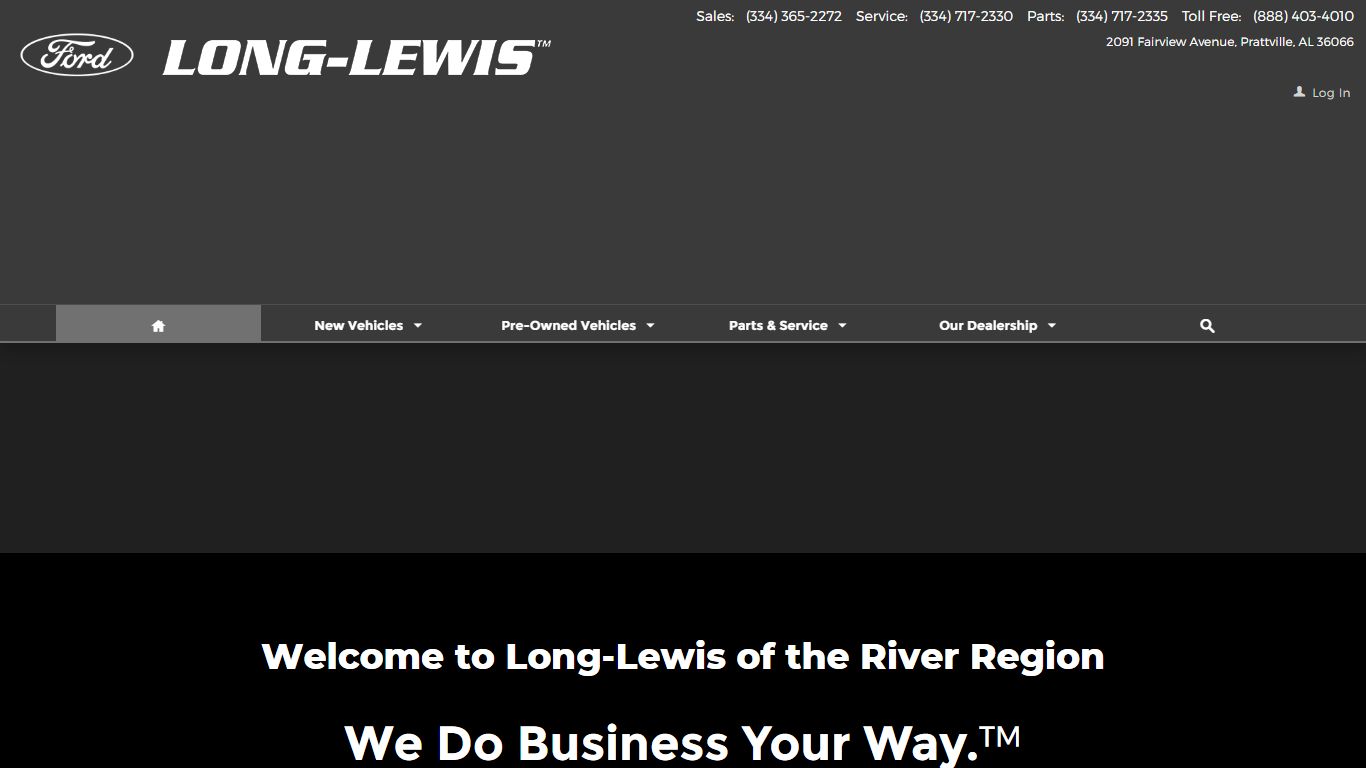 Prattville's Long-Lewis Of The River Region | New and Used Ford Cars