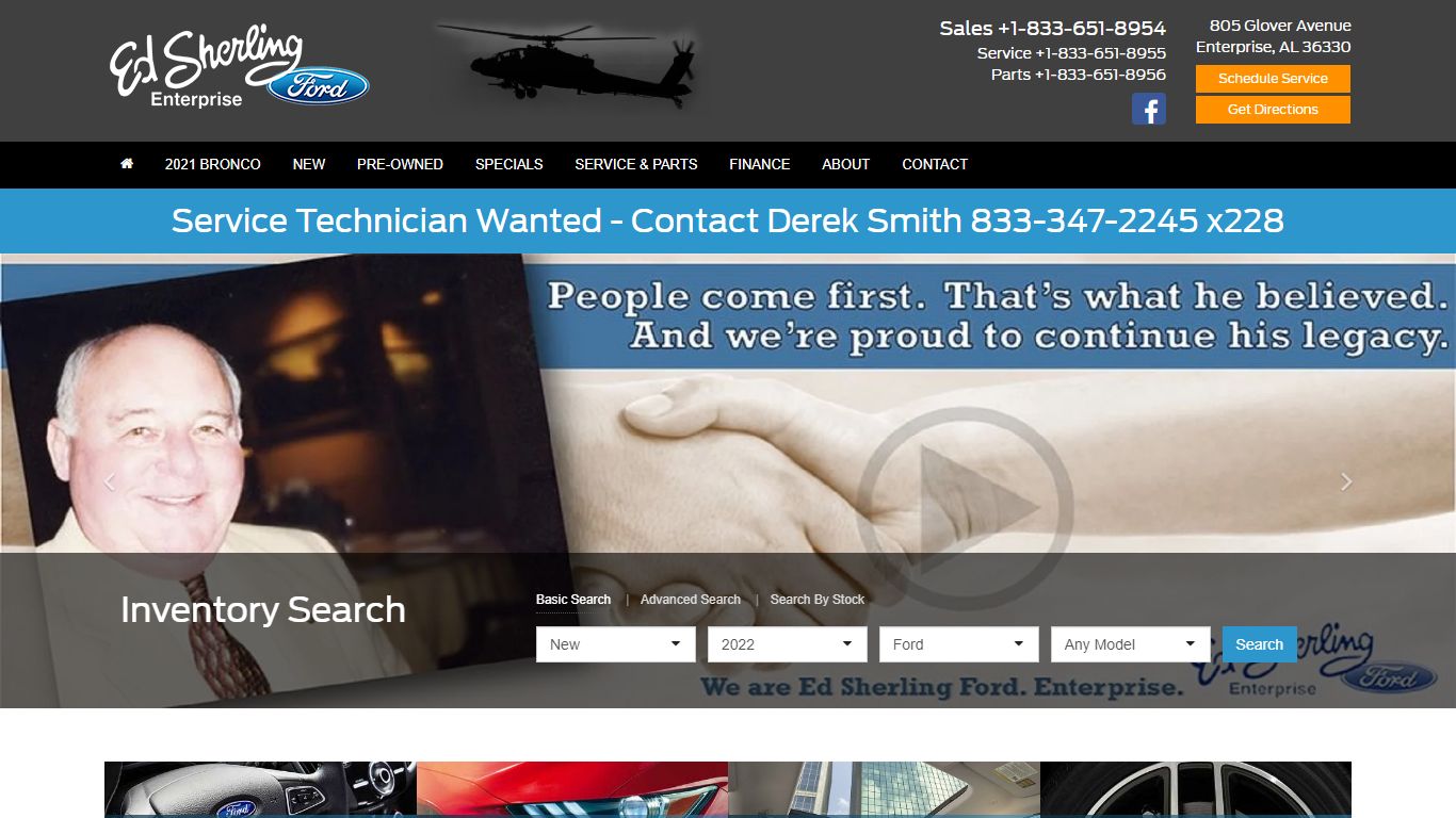 Ford Dealer in Enterprise, AL | Used Cars Enterprise | Ed Sherling Ford Inc